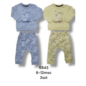 Komplet DZIECIĘCE , size  6-12m ,paczka 3szt, 1kolor