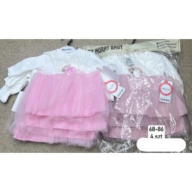 Sukienka DZIECIĘCE , size  68-86 ,paczka 4szt, 1kolor