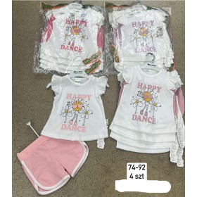 Komplet DZIECIĘCE , size  74-92 ,paczka 4szt, 1kolor