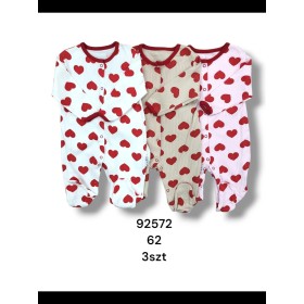 Kombinezon DZIECIĘCE , size  62,paczka 3szt, mix kolor