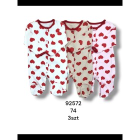 Kombinezon DZIECIĘCE , size 74,paczka 3szt, mix kolor