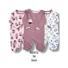 Kombinezon DZIECIĘCE , size 74,paczka 3szt, mix kolor