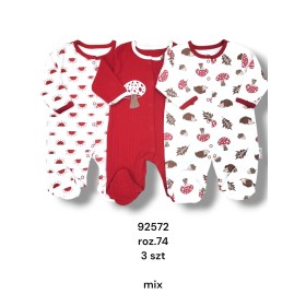 Kombinezon DZIECIĘCE , size 74,paczka 3szt, mix kolor