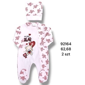 Kombinezon DZIECIĘCE , size  62-68,paczka 2szt, 1kolor