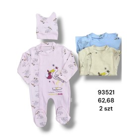 Kombinezon DZIECIĘCE , size  62-68,paczka 2szt, 1kolor