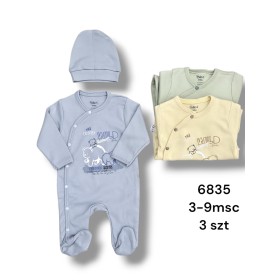 Kombinezon DZIECIĘCE , size 3-9m,paczka 3szt, 1kolor