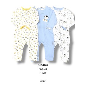Kombinezon DZIECIĘCE , size 74,paczka 3szt, mix kolor