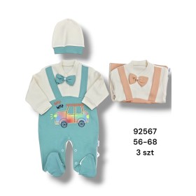 Kombinezon DZIECIĘCE , size 56-68,paczka 3szt, 1kolor