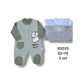 Kombinezon DZIECIĘCE , size 62-74,paczka 3szt, 1kolor