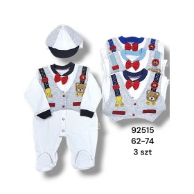 Kombinezon DZIECIĘCE , size 62-74,paczka 3szt, 1kolor