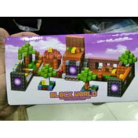 ZABAWKI block world.6 SZT / PACZKA, KOLOR JAK NA ZDZIĘCIU
