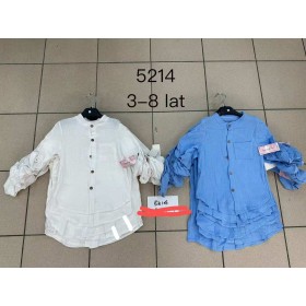Koszule  DZIECIĘCE , size 3-8 lat,paczka 5szt, 1kolor