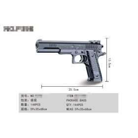 ZABAWKA pistolet,6SZT / PACZKA, KOLOR JAK NA ZDZIĘCIU