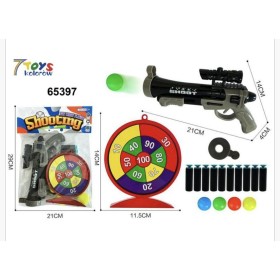 ZABAWKI pistolet,6 SZT / PACZKA, KOLOR JAK NA ZDZIĘCIU