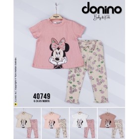 Komplety DZIECIĘCE , SIZE 6-24m,paczka 4szt, ,1kolor