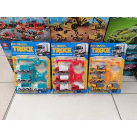 ZABAWKI truck.6 SZT / PACZKA, KOLOR JAK NA ZDZIĘCIU