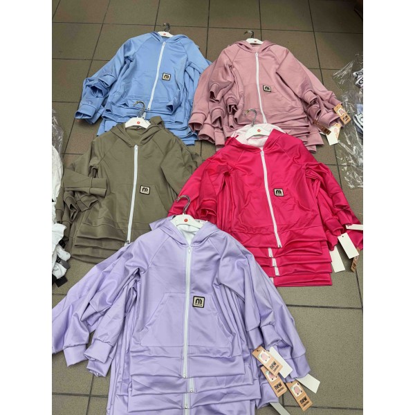 Bluzy DZIECIĘCE , SIZE 4-14 lat,paczka 6szt, ,1kolor