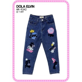 Spodnie Jeansy DZIECIĘCE , size 6-14lat,paczka 5szt, 1kolor