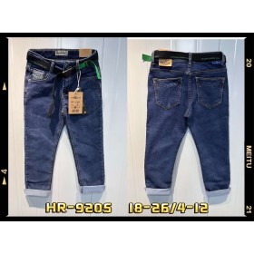 Spodnie Jeansy DZIECIĘCE , size 4-12lat,paczka 5szt, 1kolor