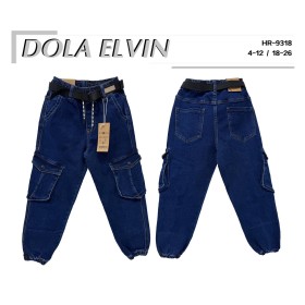 Spodnie Jeansy DZIECIĘCE , size 4-12lat,paczka 5szt, 1kolor