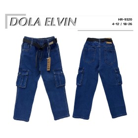 Spodnie Jeansy DZIECIĘCE , size 4-12lat,paczka 5szt, 1kolor