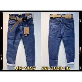 Spodnie Jeansy DZIECIĘCE , size 8-16lat,paczka 5szt, 1kolor