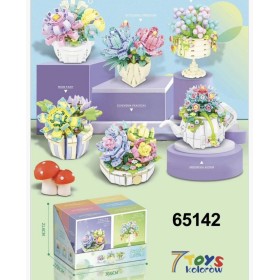 ZABAWKI FLOWERS .6SZT / PACZKA, KOLOR JAK NA ZDZIĘCIU