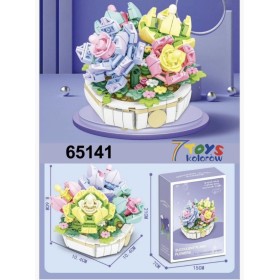 ZABAWKI FLOWERS .6SZT / PACZKA, KOLOR JAK NA ZDZIĘCIU