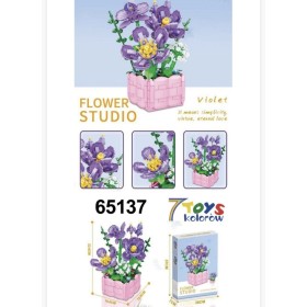 ZABAWKI FLOWERS .3SZT / PACZKA, KOLOR JAK NA ZDZIĘCIU