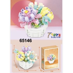 ZABAWKI FLOWERS .6SZT / PACZKA, KOLOR JAK NA ZDZIĘCIU