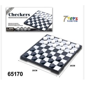 ZABAWKI Checkers.6SZT / PACZKA, KOLOR JAK NA ZDZIĘCIU