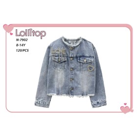 Kurtki jeansy DZIECIĘCE , size 8-16 lat,paczka 5szt, 1kolor