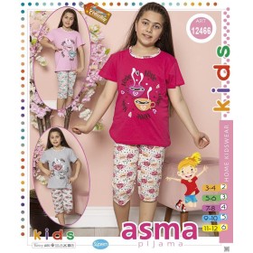 Piżama DZIECIĘCA tureckie, Size 3-12 lat,paczka 10szt,mix kolor