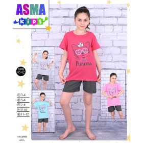 Piżama DZIECIĘCA tureckie, Size 3-12 lat,paczka 10szt,mix kolor