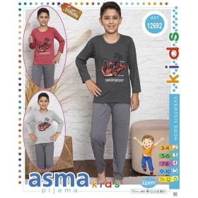 Piżama DZIECIĘCA tureckie, Size 3-12 lat,paczka 10szt,mix kolor