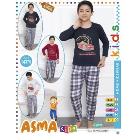 Piżama DZIECIĘCA tureckie, Size 3-12 lat,paczka 10szt,mix kolor