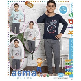 Piżama DZIECIĘCA tureckie, Size 3-12 lat,paczka 10szt,mix kolor