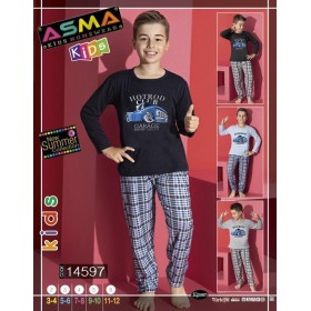 Piżama DZIECIĘCA tureckie, Size 3-12 lat,paczka 10szt,mix kolor