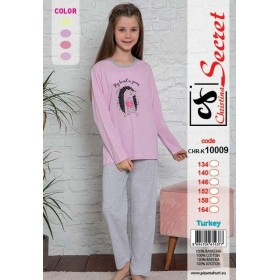 Piżama DZIECIĘCA tureckie, Size 134-164,paczka 12szt,mix kolor