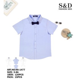 Koszule DZIECIĘCA , Size 3-8 lat,paczka 10szt,mix kolor