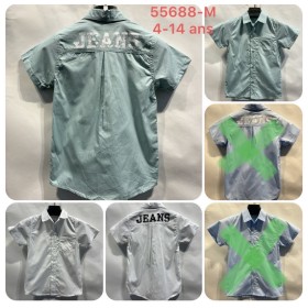 Koszule DZIECIĘCA , Size 4-14 lat,paczka 6szt,1kolor