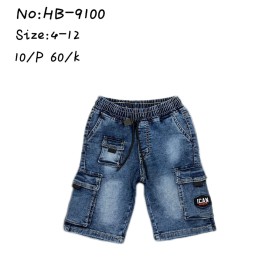 Spodenki Jeansy DZIECIĘCA , Size 4-12 lat,paczka 10szt,1kolor