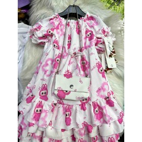 Sukienka  DZIECIĘCA , Size 2-12 lat,paczka 6szt,1kolor
