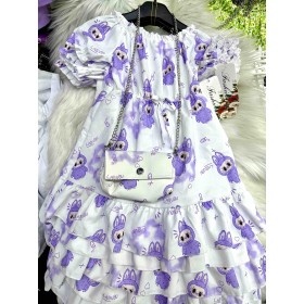Sukienka  DZIECIĘCA , Size 2-12 lat,paczka 6szt,1kolor
