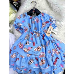 Sukienka  DZIECIĘCA , Size 1-6 lat,paczka 6szt,1kolor