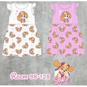 Sukienka DZIECIĘCA , Size 98-128,paczka 12szt,mix  kolor