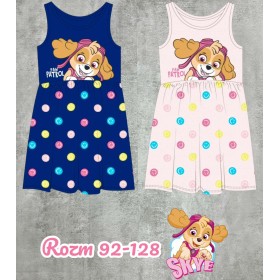 Sukienka DZIECIĘCA , Size 92-128,paczka 12szt,mix  kolor