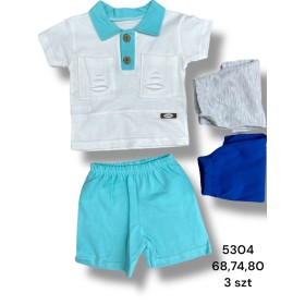 Komplety DZIECIĘCA , Size 68-80,paczka 3szt,1kolor