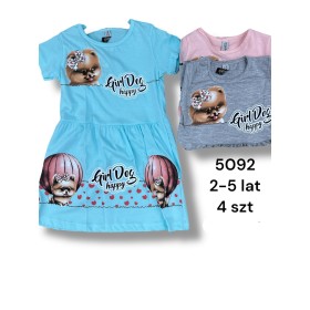 Sukienka DZIECIĘCA , Size 2-5 lat,paczka 4szt,1kolor