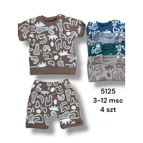 Komplety DZIECIĘCA , Size 3-12m,paczka 4szt,1kolor